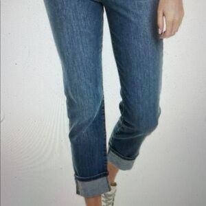 Joe's Jeans sz 32 Cropped Straight Leg Blue Jeans w Cuff - Colour SILVER LAKE